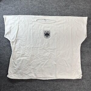 Vultures Shirt Mens 4XL White Sleeveless Graphic Tee Jersey Eagle Crest